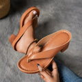 Carmen - Comfortabele Sleehak Dames Sandalen