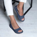 Daphne - Instap Sandalen met Open Teen en Elastische Band