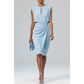 Leonora - Elegante Midi Jurk met Ruches