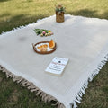 Comfortabele Picnic Mat - Opvouwbare Picknickdeken met Kwastjes