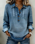 Rowan™ – Dames Sweatshirt – Verzorgde Kraaglook