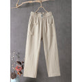 Jenny - Linnen Broek Met Elastische Taille voor Dames