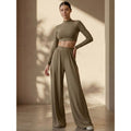 Loungeset - Comfortabele Crop Lounge Set - SoftMuse