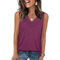 Jannie - Comfortabele Mouwloze V-Hals Top