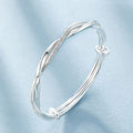 Zilveren Armband - Elegante Gevlochten Armband