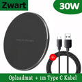 Draadloze Oplader - 30W Snellader met USB-C