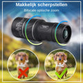Monoculair Verrekijker - Krachtige 16x Zoom met Helder Zicht | ViewMax Pro