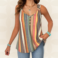 Evie - Gestreepte V-Hals Top