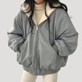 Kirsten - Lange Oversized Winterjas met Capuchon