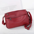 Leren Schoudertas - Ruime Crossbody Tas Voor Dames