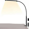 Bureaulamp LED - Dimbare Klem Lamp met Zwanenhals