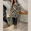 Damesblouse - Casual Veelzijdige Printblouse - Norvelle