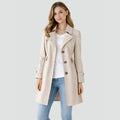 Trenchcoat - Lichtgewicht Slim Fit Jas met Reverskraag - Elowen