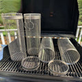 BBQ grillmand - Roterende Grillmand van RVS