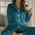 Ingrid - Comfortabele Pyjamaset met Knoopsluiting