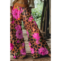 Damesbroek - Luchtige Bloemenprint Capri Broek