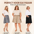 BloomEase Dames 2-in-1 Flowy Skort – Rok & Short Ineen