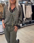 Elin - Modieuze Luipaard Blouse