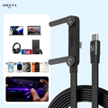 Extra Snelle USBC-Oplaadkabel met Handige Standaard (240W) - WinterSale!