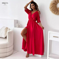 Mia - Elegante V-Hals Jurk