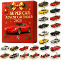 Luxe Supercar Aftelkalender 2025 - Voor Echte Autoliefhebbers 🏎️🎄