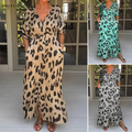 Sena – Elegante Luipaard Jurk