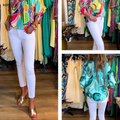 Vianna - Stijlvolle V-hals Blouse