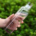 Glazen Waterfles Met Tijdmarkering