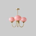 Retro Hanglamp - Glazen Bolvormige Kappen Met Elegante Metalen Afwerking