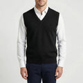 Eduardo - Spencer Heren Vest Met V-Hals Voor Een Klassieke Gelaagde Look