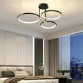 Plafondlamp Met Ledringen, Geometrisch Modern Ontwerp