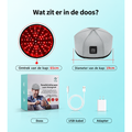 Haargroei Helm - LED Roodlichttherapie voor Hoofdhuid en Haarverzorging