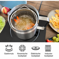 Frituurpan - RVS Kookpot met Mandje voor Krokante Snacks Thuis