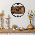 Stille Wandklok - Rond Decoratief Design