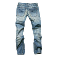 Nikolas - Jeans Heren met Distressed Details en Rechte Pasvorm