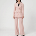 Amalia - Elegant Tweedelig Damespak met Blazer en Rechte Broek