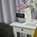 Digitale Wekker - 3-in-1 met LED Lamp en Draadloze Oplader