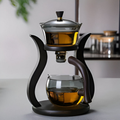 zen Theepot - Magnetisch Zetsysteem met Houten Standaard