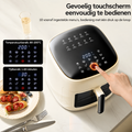 Air Fryer - Ruim Digitaal Model met Kijkvenster en 10 Kookprogramma’s