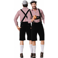 Domenico - Oktoberfest Kostuum Heren met Lederhosen en Bretels