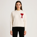 Veloura Trui - Oversized Sweater met Hartdesign en Comfort