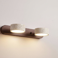 Travertin Wandlamp - Luxe Natuursteen Verlichting met Warme LED Sfeer