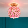 Plafondlamp - Bloemvormig Design met Zachte Vintage Uitstraling