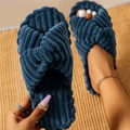 Clementina - Dames Slippers met Gevlochten Banden