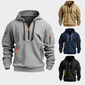 Joaquin - Half Zip Heren met Capuchon en Ritszakken