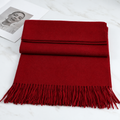 Cashmere Sjaal - Zachte Uitvoering met Elegante Franjes