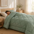 2-in-1 Dekbed Zonder Dekbedovertrek, Gewatteerd Comfort