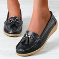 Orthopedische leren loafers - Elegante Comfort Loafers - Elara
