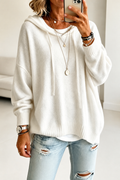 Luna – Gebreide Hoodie – Ruime Dagelijkse Pasvorm
